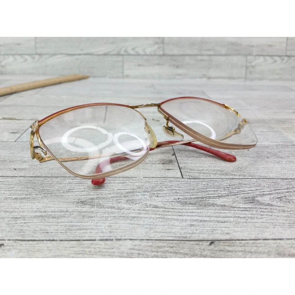 Vintage Tura Eyeglasses Oversized Geometric Butterfly Glasses Frames Frame